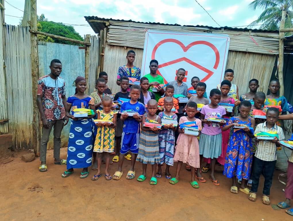 A Life Center Distributed School Supplies to Students